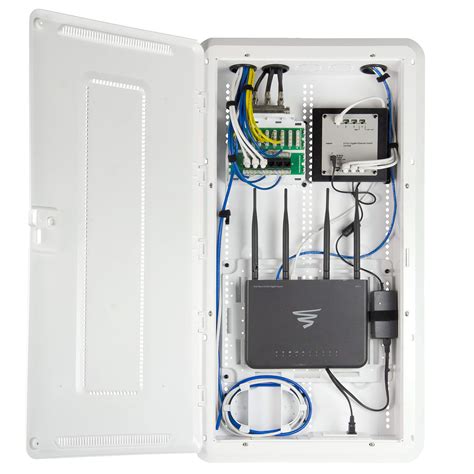 media enclosure electrical box|residential structured media panel.